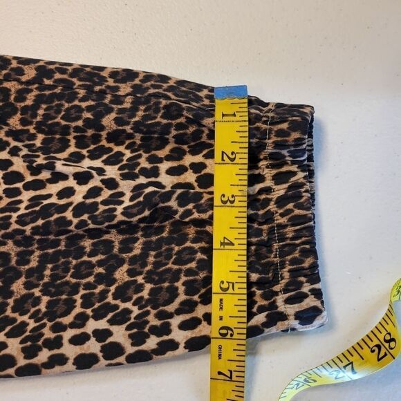 Like an Angel Women's Plus Size 3X Leopard Print Pants - Picture 8 of 12